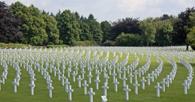 vue sur un cimetière